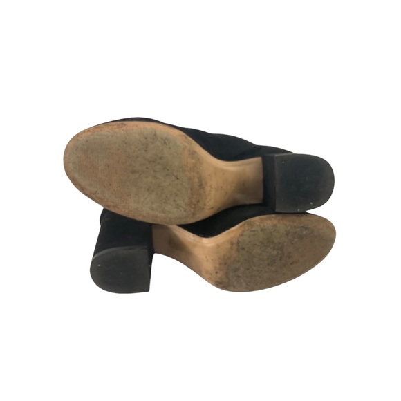 H&M Black Sock Ankle Boots Size 38/7 - Picture 2 of 8